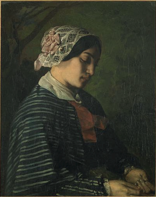 Portrait présomptif d’une jeune fille d’Ornans - Gustave Courbet - Alpha Reproduction