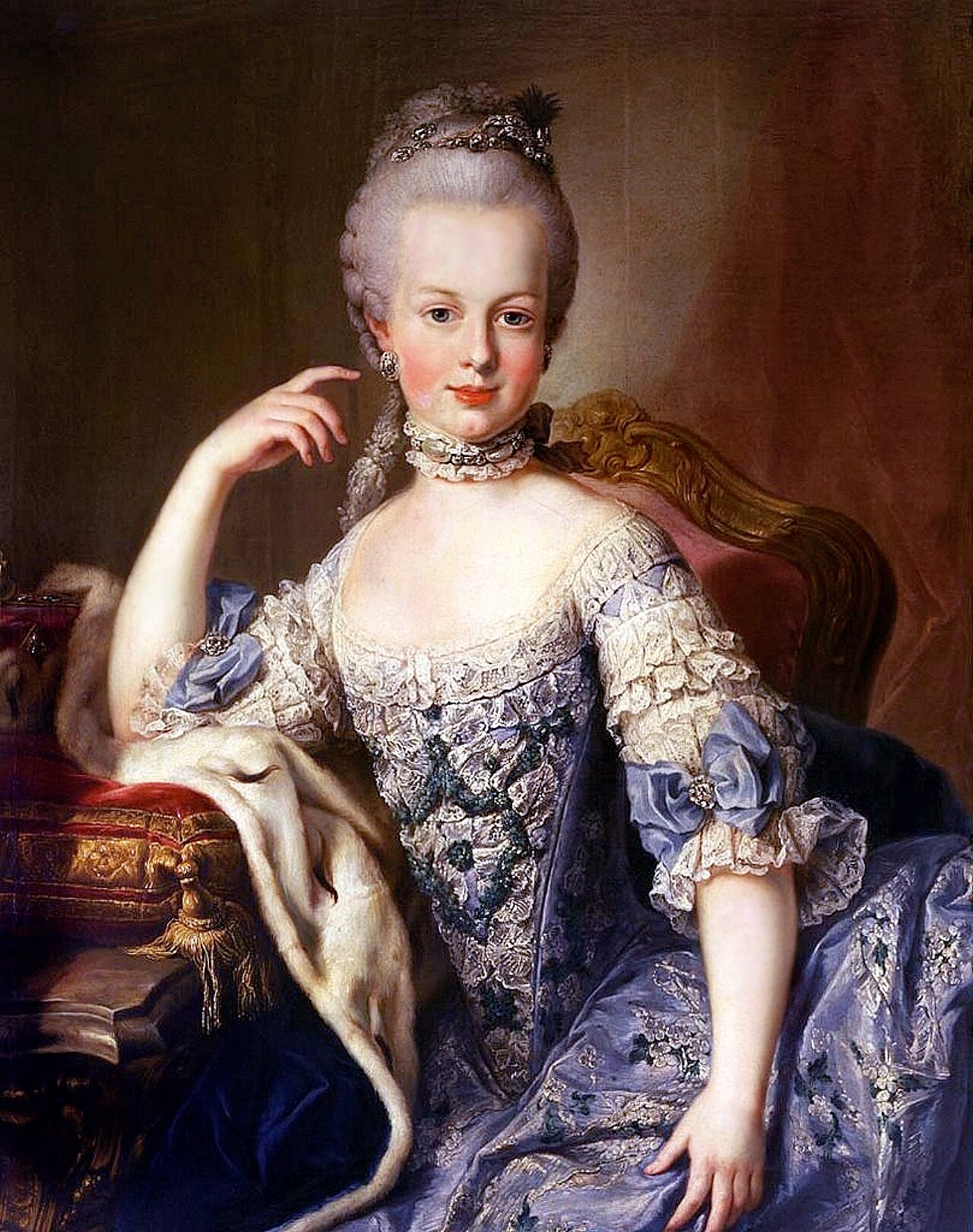 Porträt von Marie-Antoinette als Kind – Martin van Meytens (um 1767)