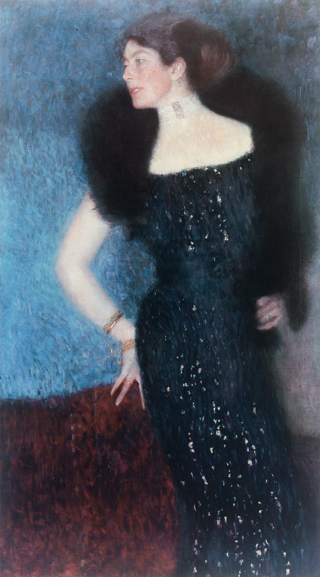 👗 Porträt von Rose von Rosthorn-Friedmann – Gustav Klimt (um 1900)