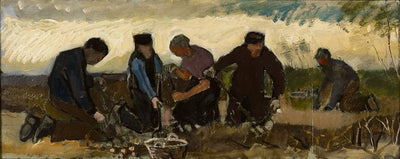 Kartoffelernte (fünf Ziffern) - Vincent van Gogh