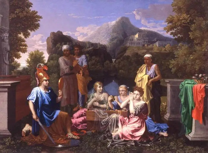 Achille auf Skyros - Nicolas Poussin