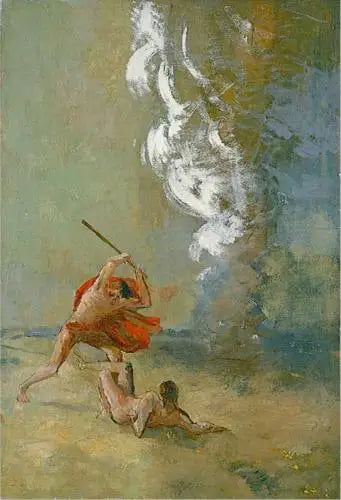 Caïn et Abel - Odilon Redon - Alpha Reproduction