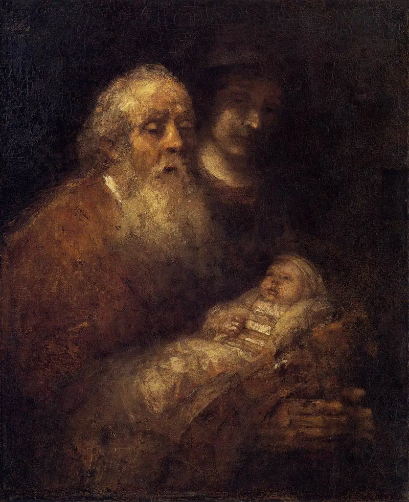 Simeon im Tempel - Rembrandt