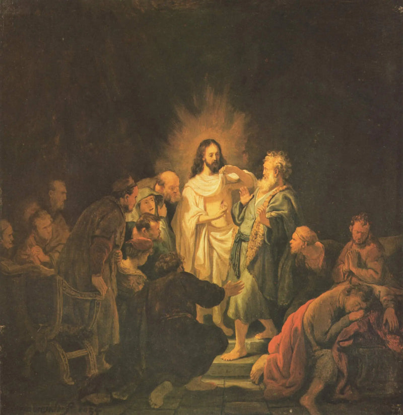 Die Ungläubigkeit des heiligen Thomas - Rembrandt