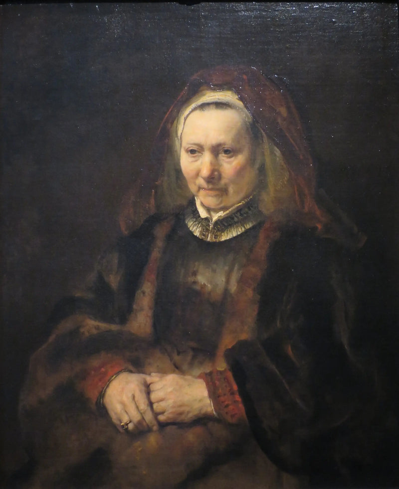 Porträt einer älteren Frau - Rembrandt