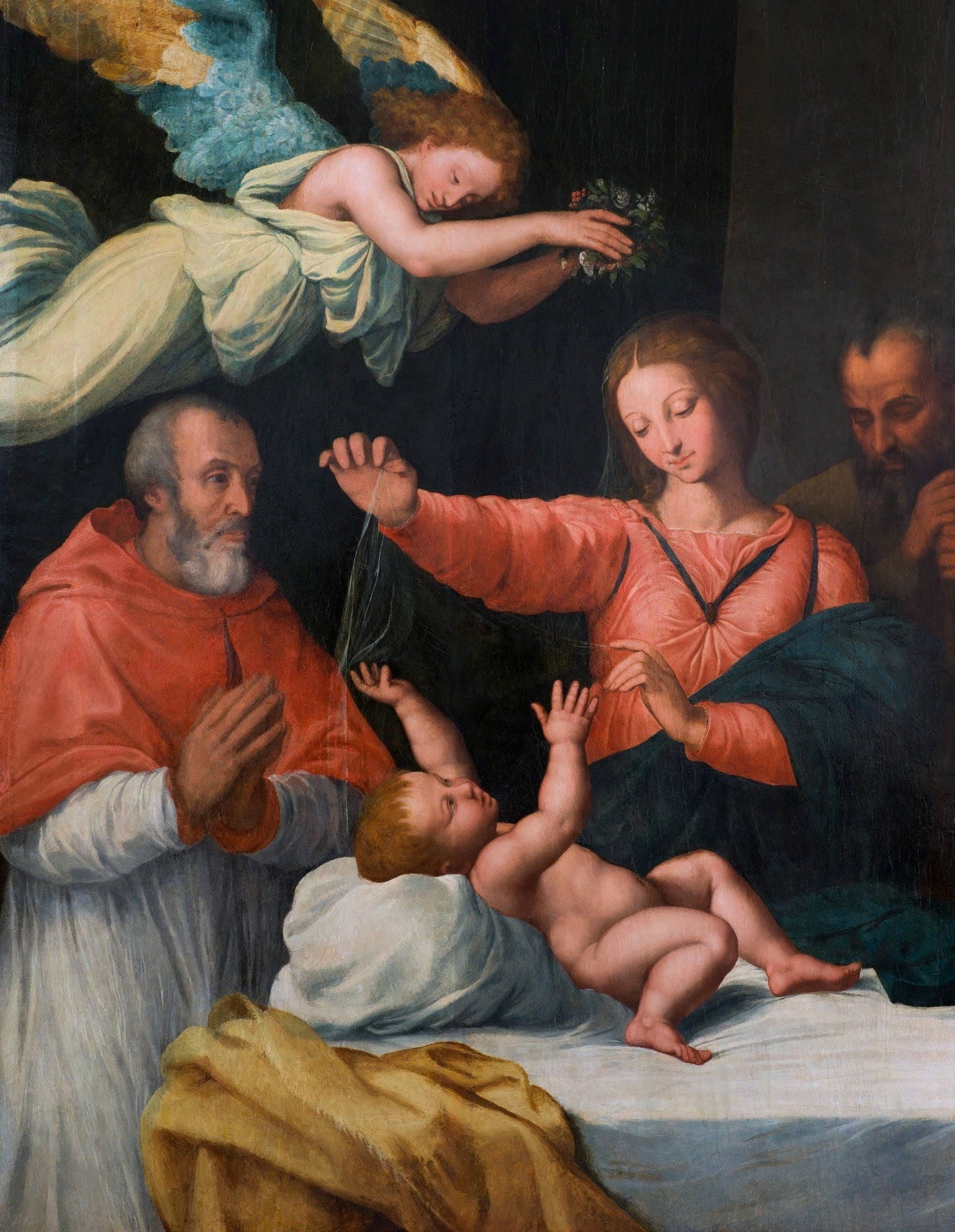 "Madonna del Velo" mit Kardinal Paolo Emilio Sfondrati. - Guido Reni