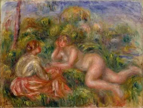 Nach dem Bad - Pierre-Auguste Renoir