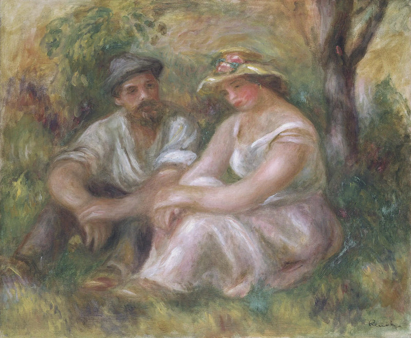 Gespräch - Pierre-Auguste Renoir