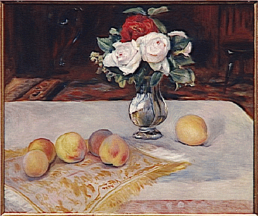 Reproduction du tableau « Nature morte - Pierre-Auguste Renoir » par Alpha Reproduction en peinture à l’huile