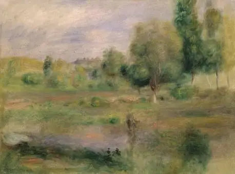 Landschaft, der See - Pierre-Auguste Renoir