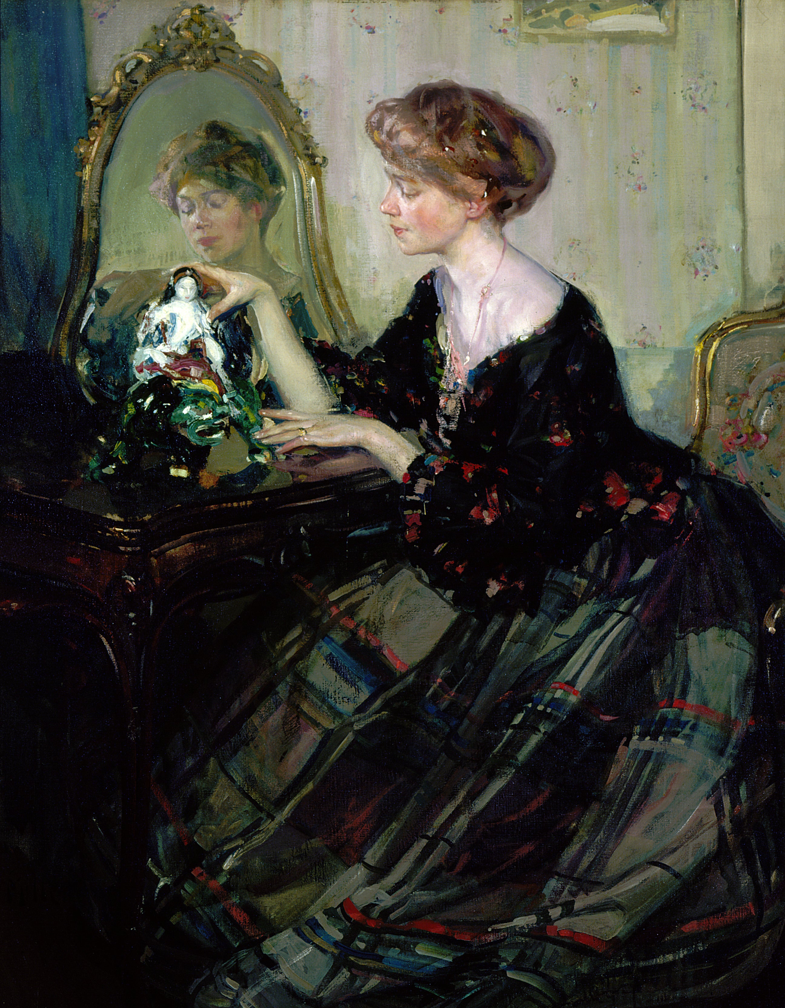 La statuette chinoise - Richard Edward Miller - Alpha Reproduction