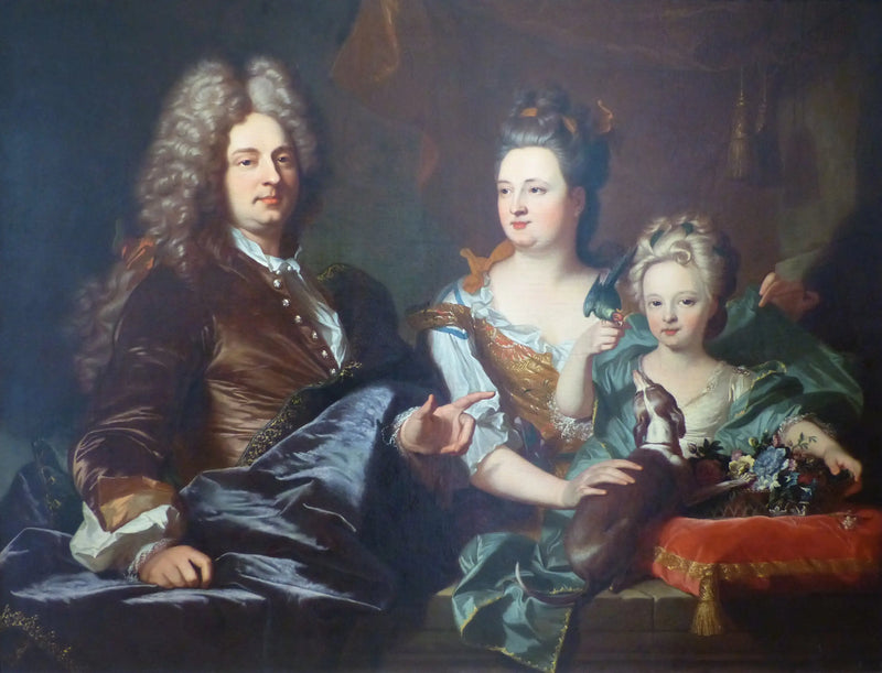 Familienporträt der Familie Le Juge - Hyacinthe Rigaud