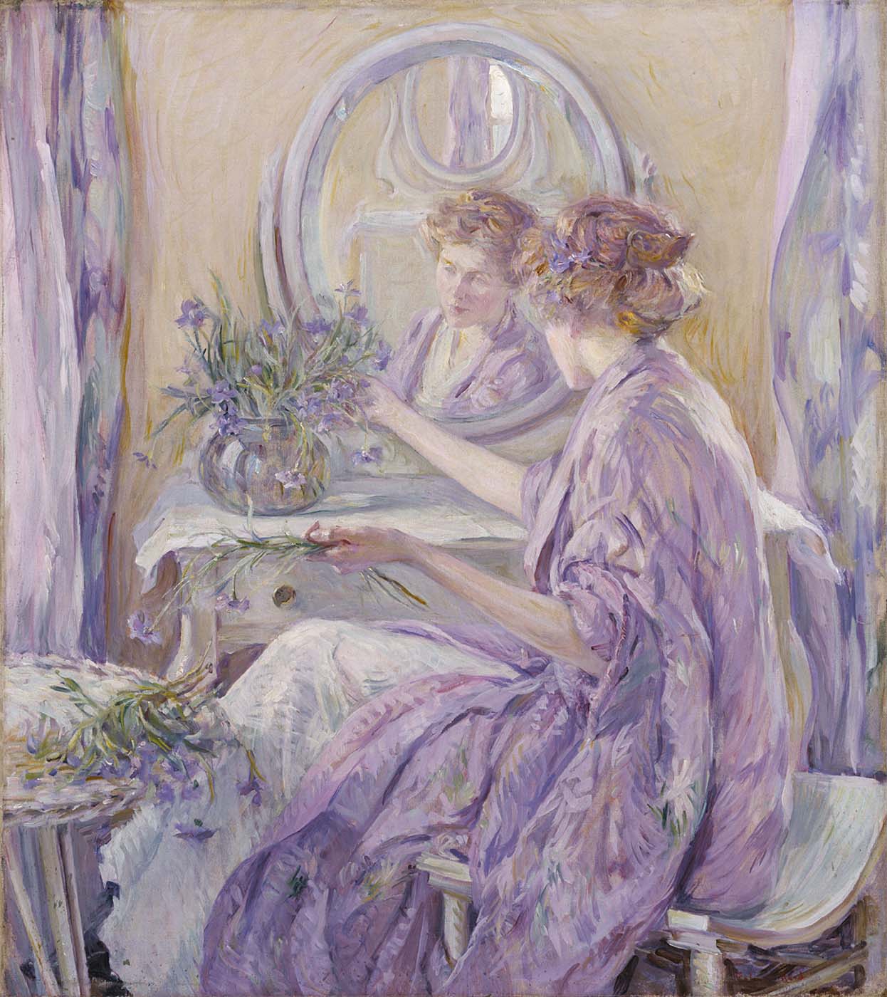 Le kimono violet - Robert Lewis Reid - Alpha Reproduction