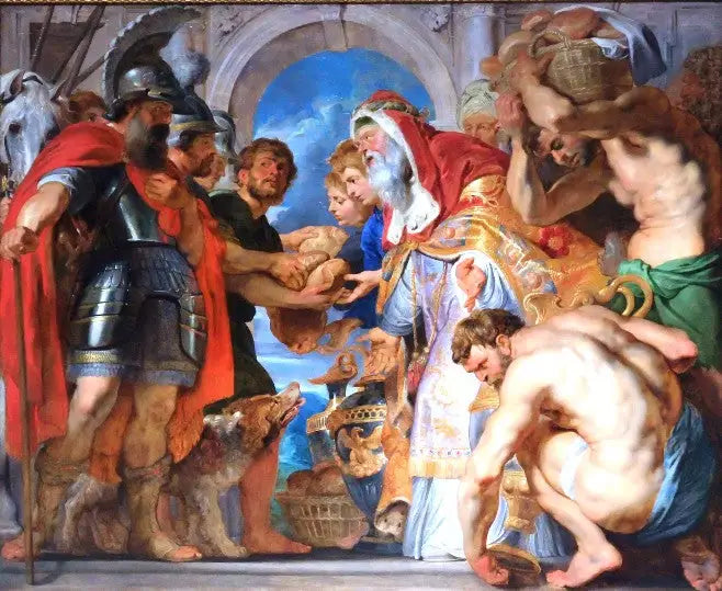 Abraham und Melchisedek - Peter Paul Rubens