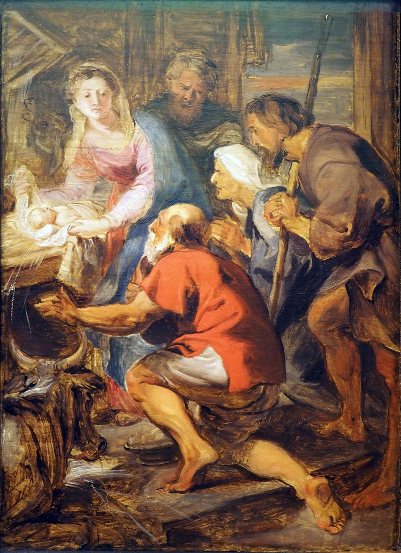 Anbetung der Hirten - Peter Paul Rubens