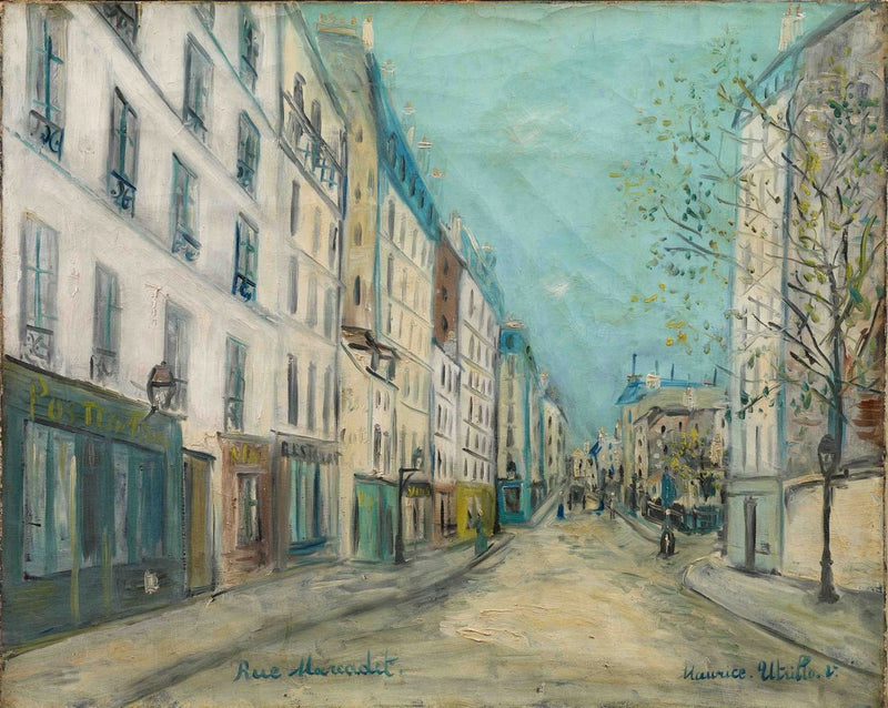 Rue Marcadet à Paris (1911) - Maurice Utrillo