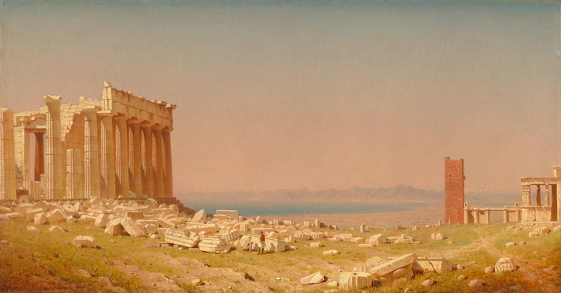 Ruinen des Parthenon - Sanford Robinson Gifford
