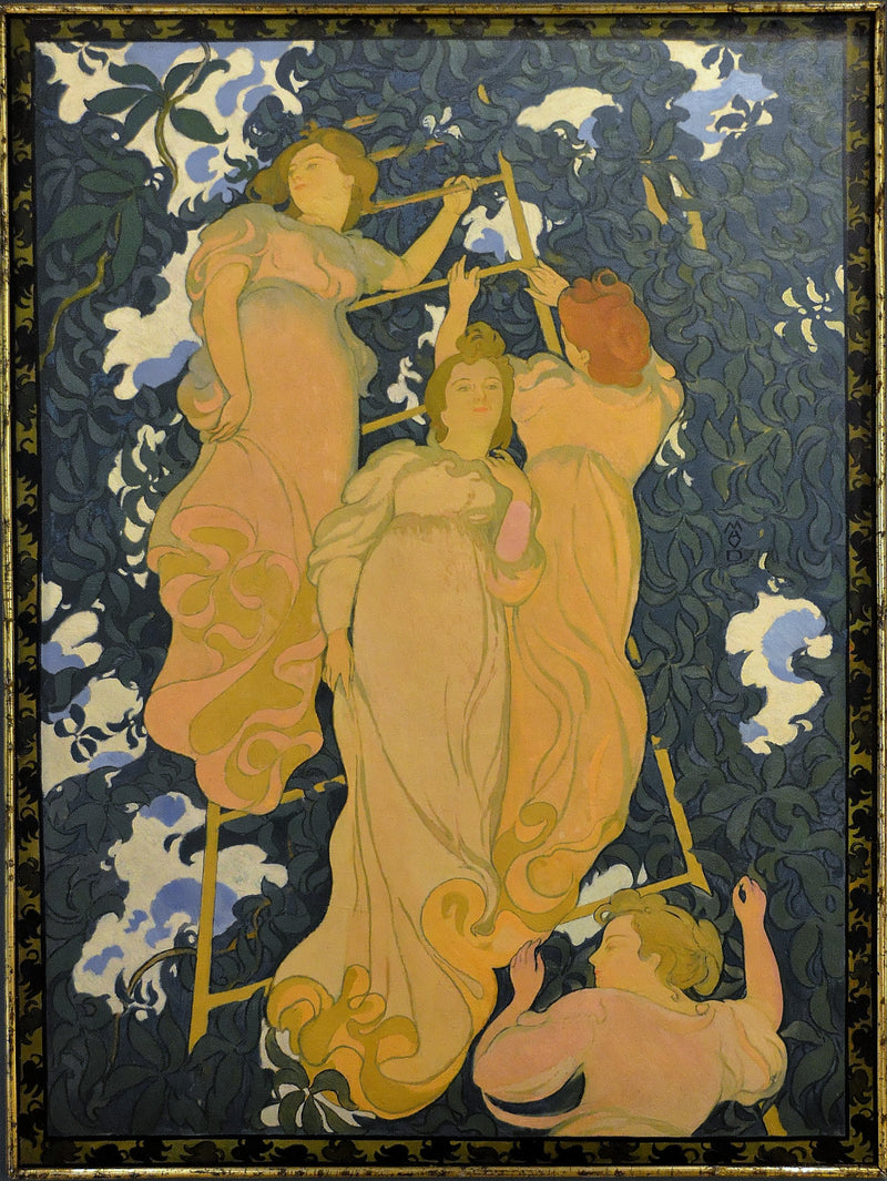 Die Leiter im Laubwerk - Maurice Denis