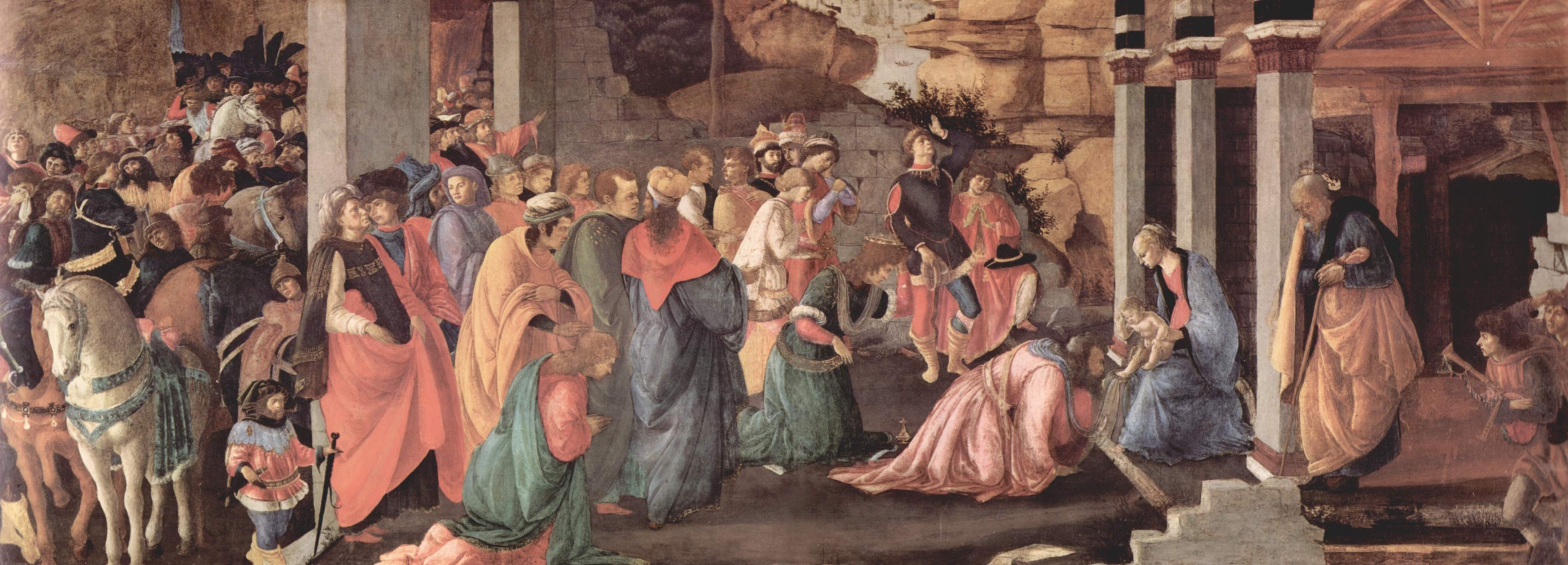 Die Anbetung der Magier - Sandro Botticelli
