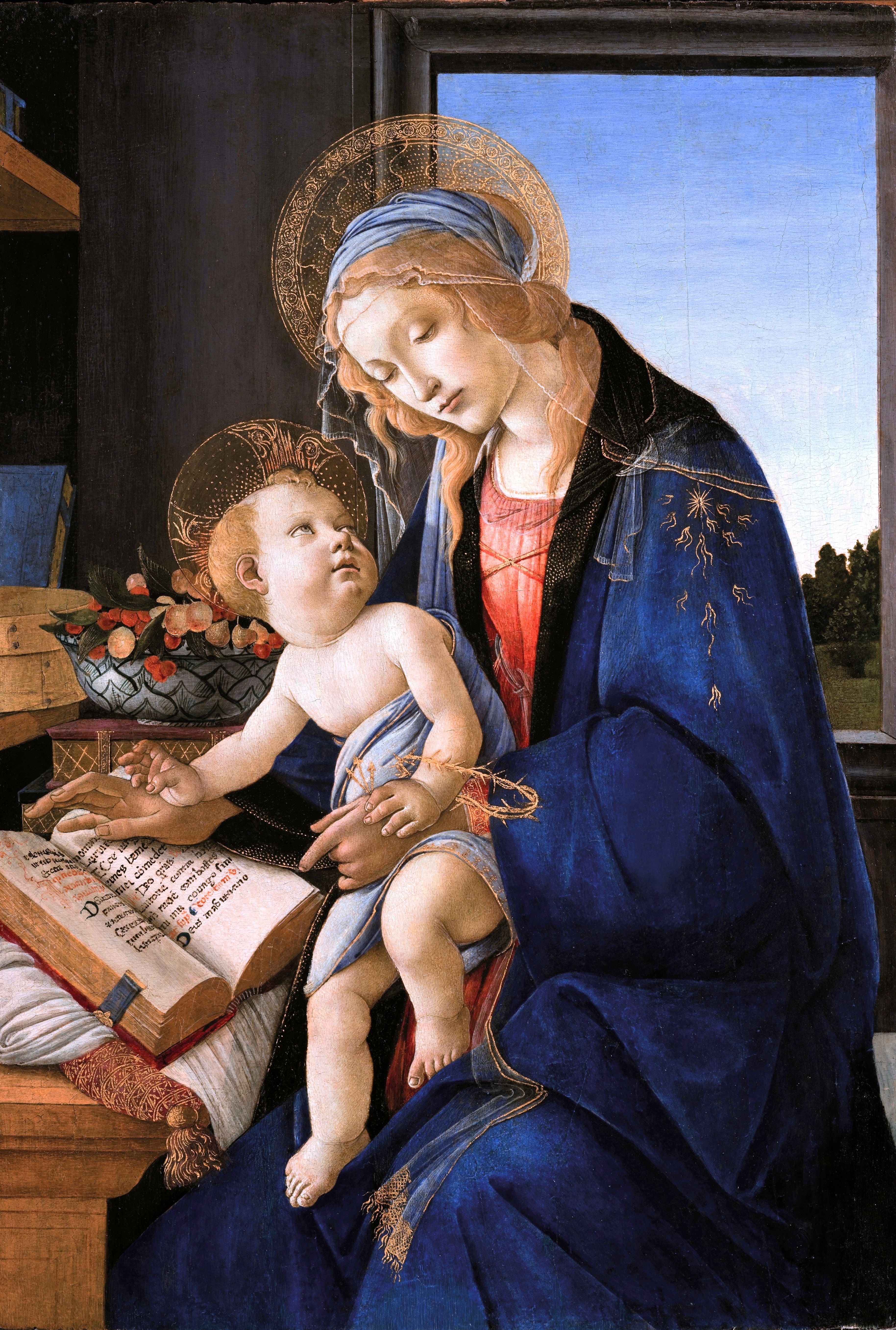 La Madone du livre - Sandro Botticelli - Alpha Reproduction