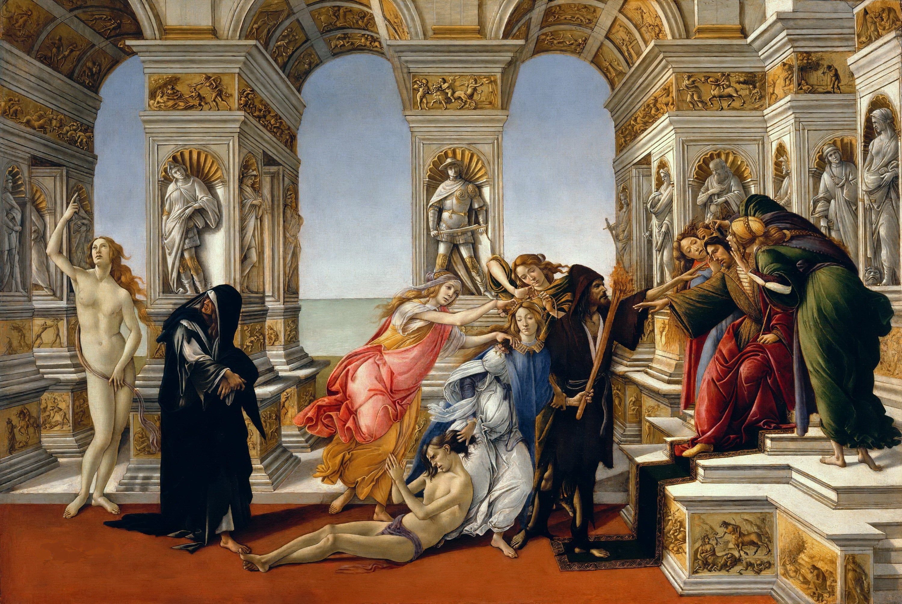 Die Verleumdung des Apelles - Sandro Botticelli
