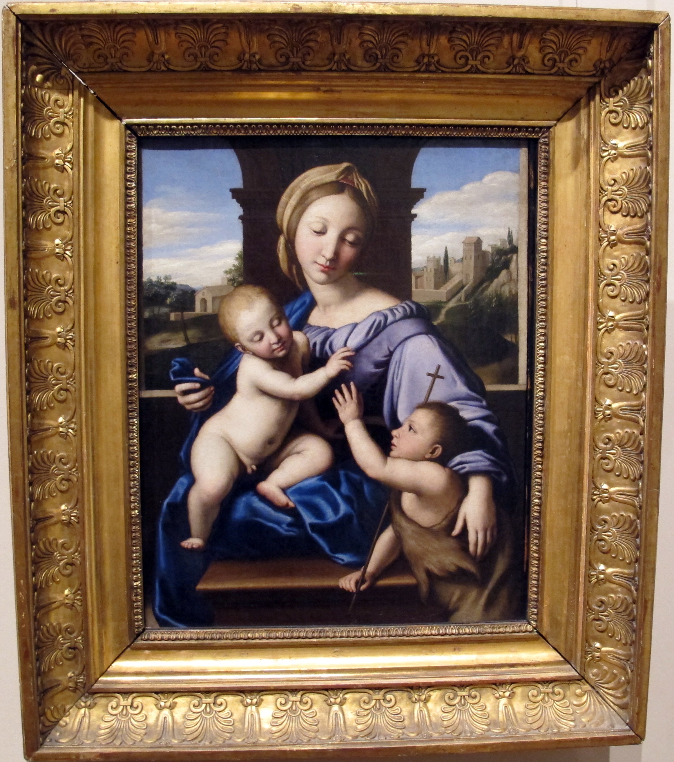 La Vierge à l'Enfant avec saint Jean-Baptiste - Giovanni Battista Salvi