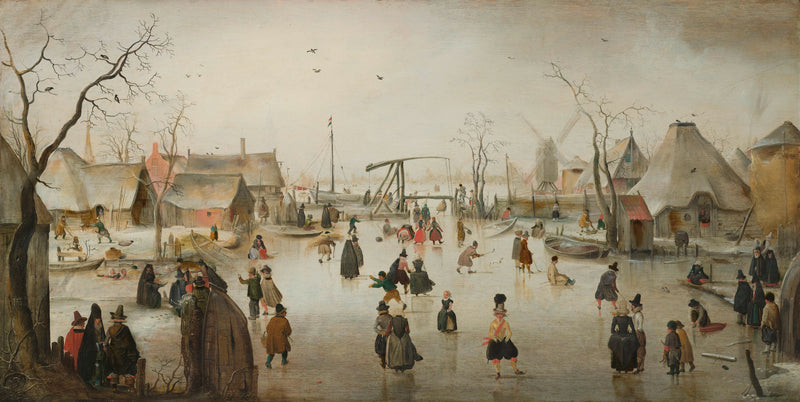 Sur la glace - Hendrick Avercamp