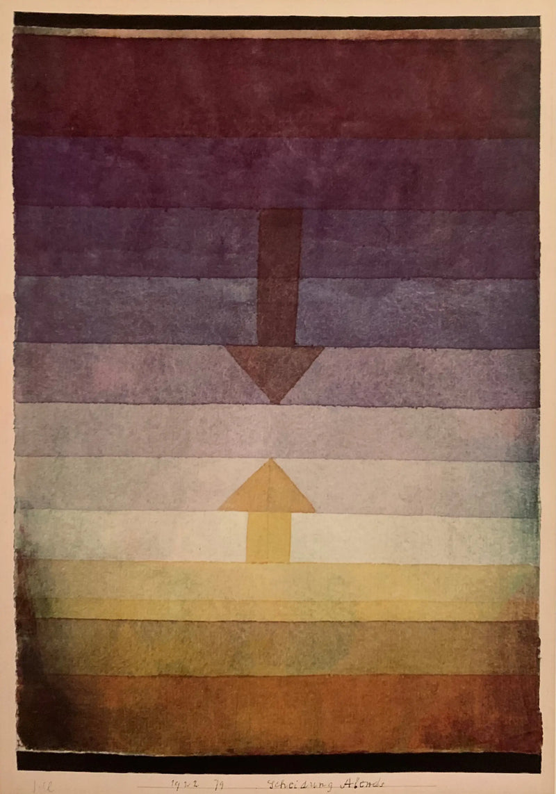 Trennung, am Abend - Paul Klee