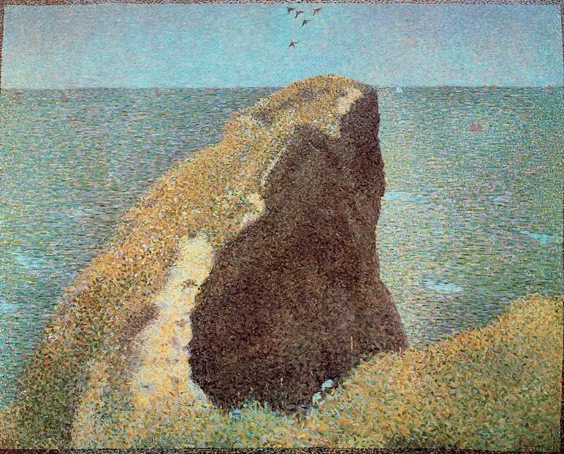Der Bec du Hoc, Grandcamp - Georges Seurat
