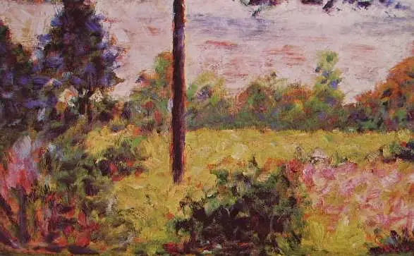 Baumalleen in Barbizon - Georges Seurat