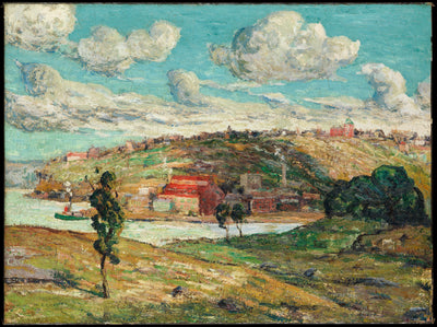 Ombres, colline de Spuyten Duyvil - Ernest Lawson