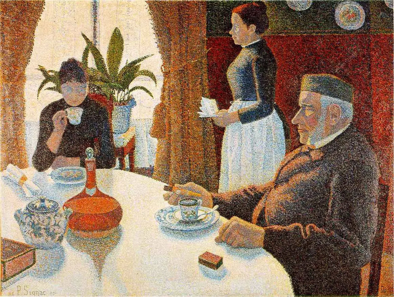 Das Esszimmer - Paul Signac