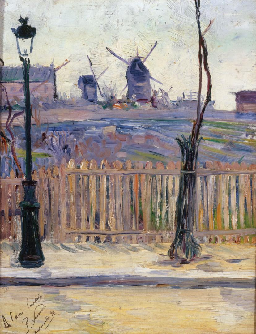 Reproduction du tableau « Le Moulin de la Galette, à Montmartre - Paul Signac » par Alpha Reproduction en peinture à l’huile