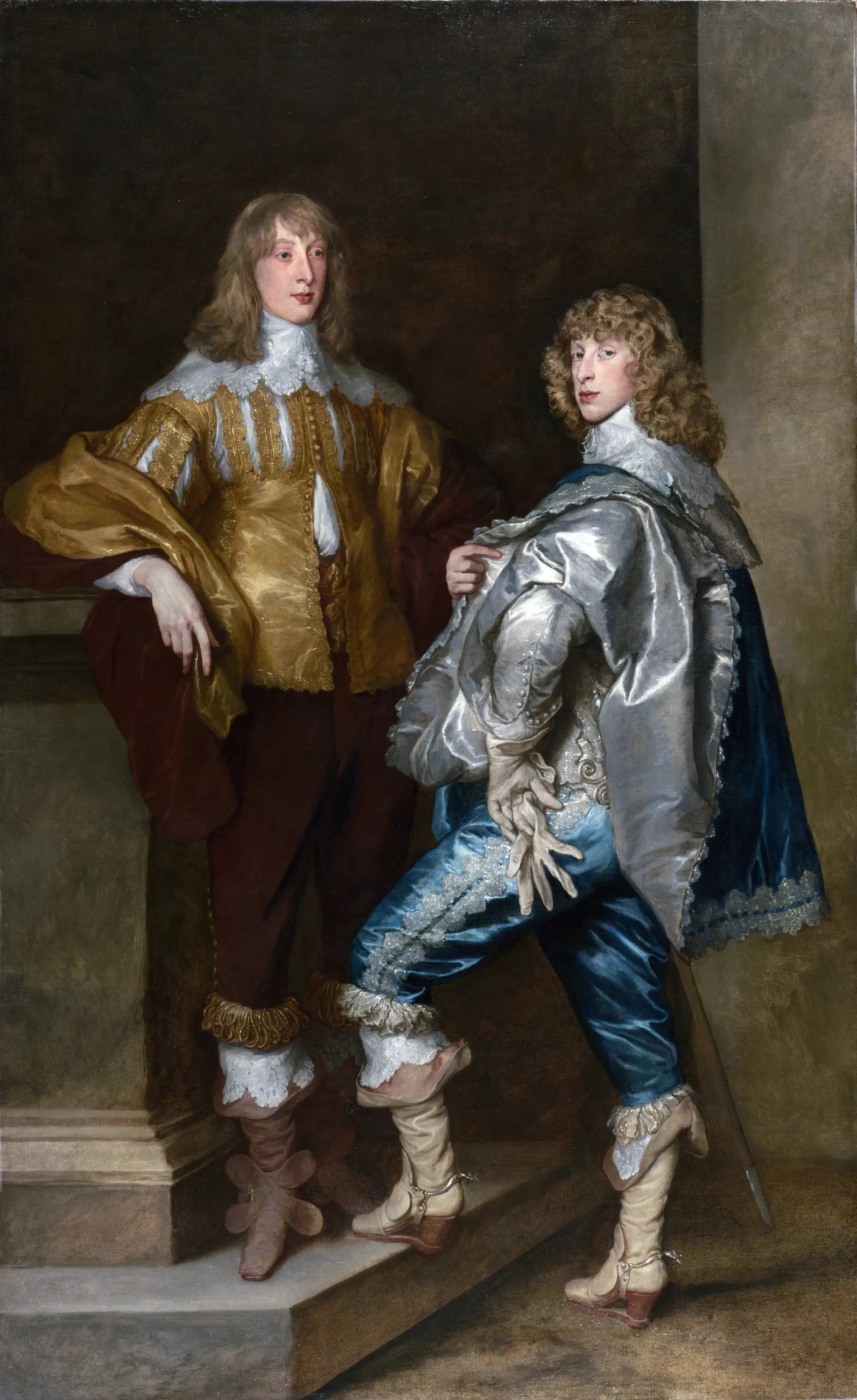 Lord John Stuart et son frère Lord Bernard Stuart - Antoine van Dyck - Alpha Reproduction
