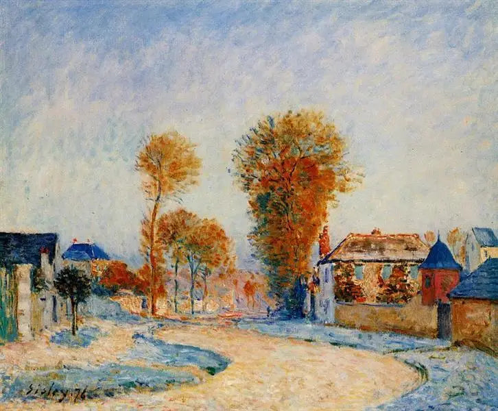 Erste weiße Frost - Alfred Sisley