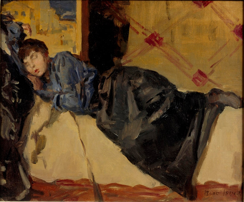 Schlafende Frau – Isaac Israel
