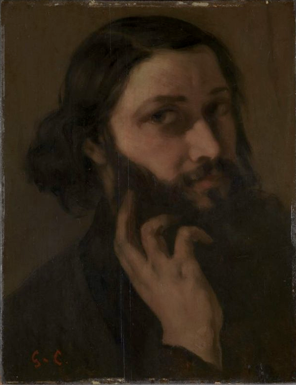 Selbstporträt - Gustave Courbet