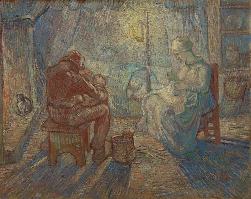 Abend (nach Millet) - Vincent van Gogh