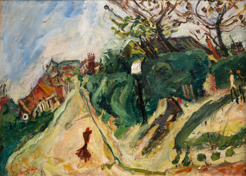 Landschaft mit Figuren - Chaim Soutine