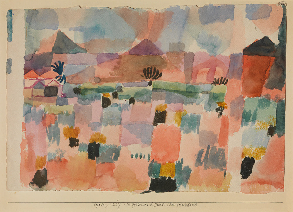 Saint-Germain bei Tunis (im Landesinneren) - Paul Klee
