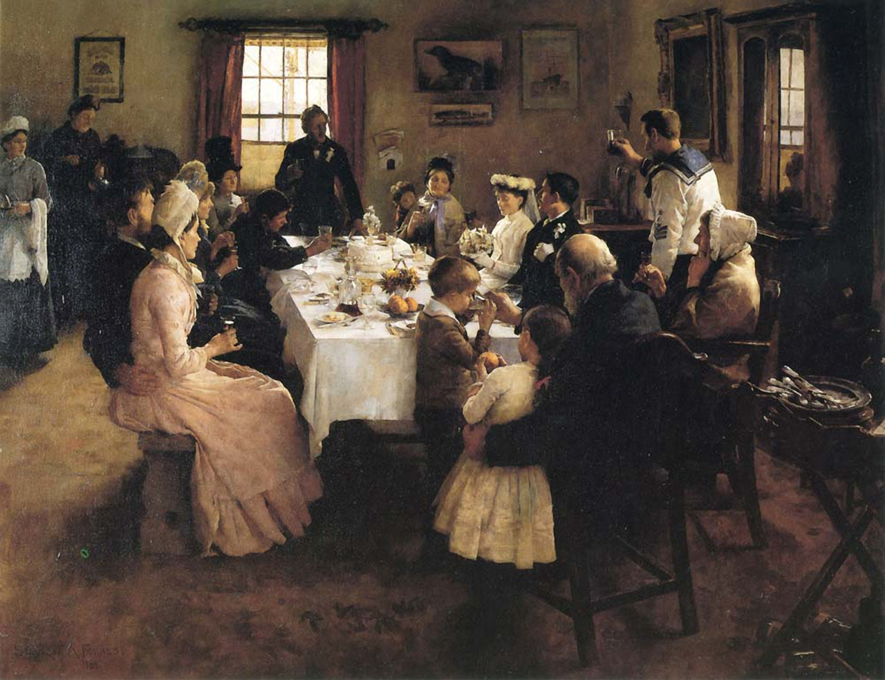 La Santé de la mariée - Stanhope Forbes