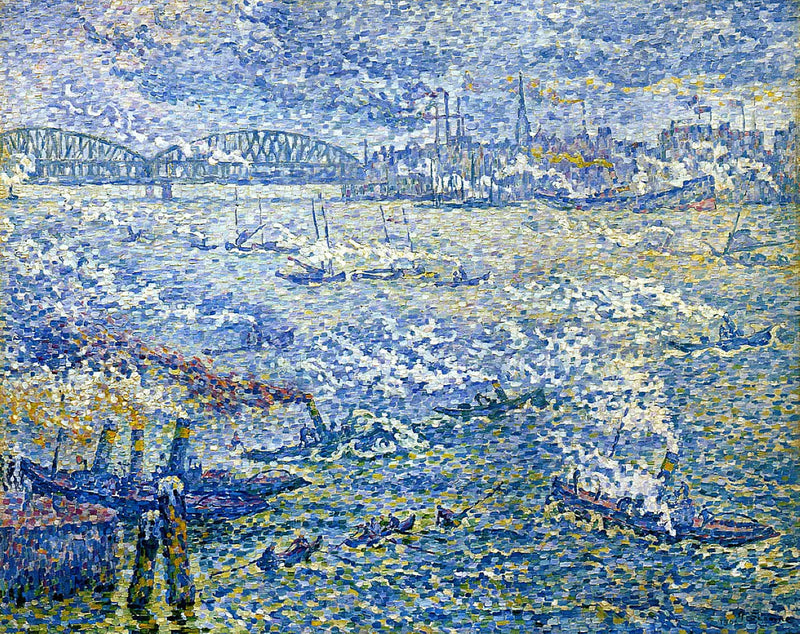 Rotterdam - Die Dampfer - Paul Signac