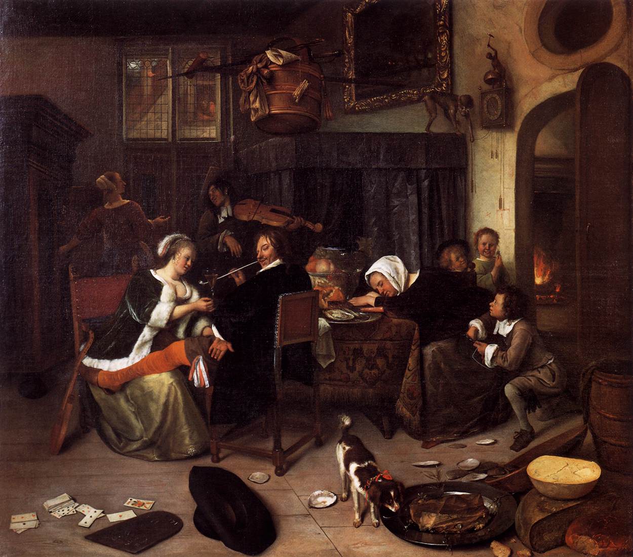 Mauvaise entreprise - Jan Steen