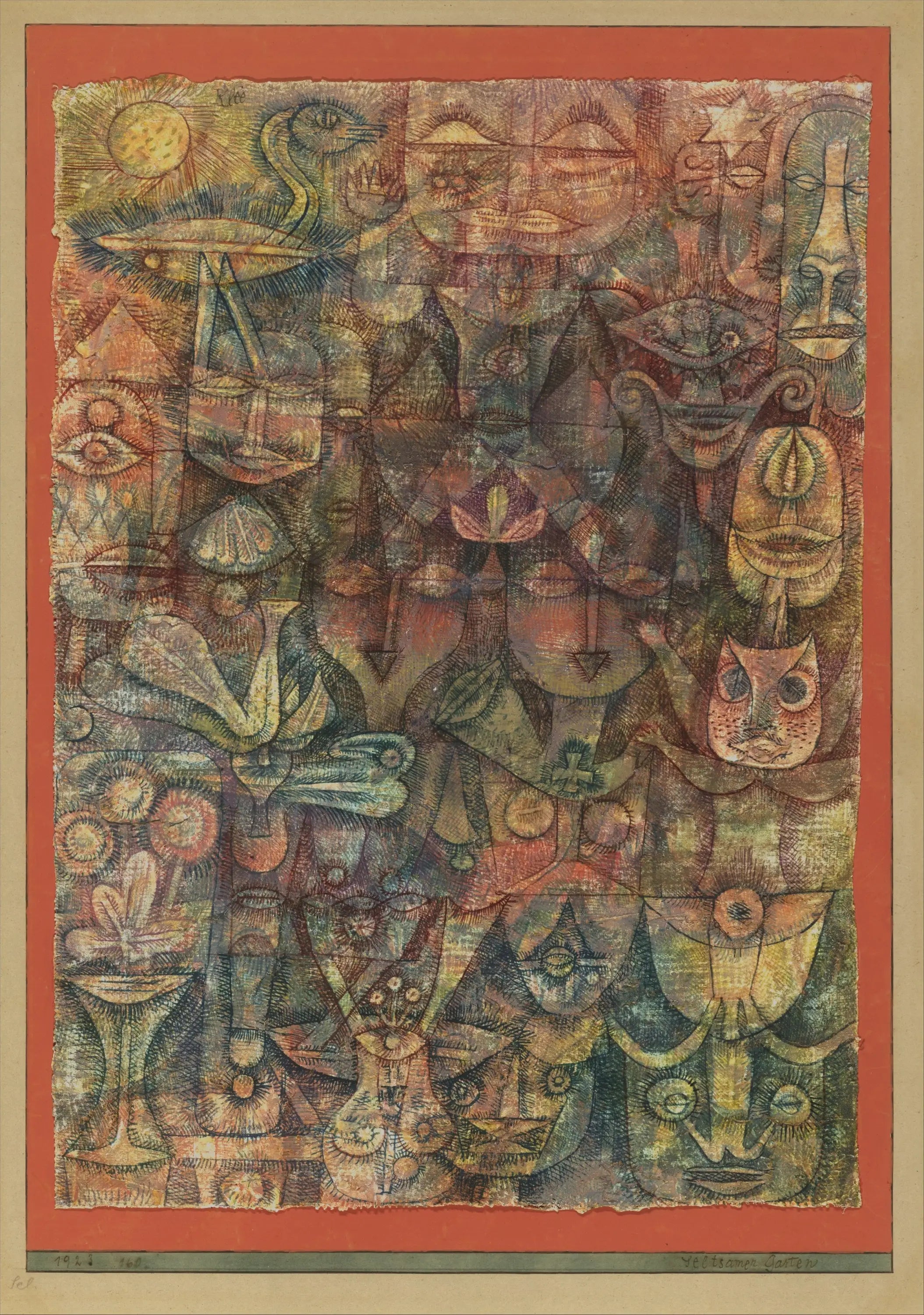 Jardin étrange - Paul Klee - Alpha Reproduction