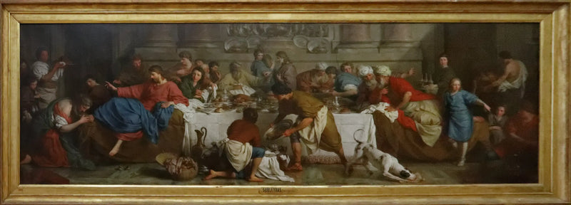 Das Abendessen bei Simon - Pierre Subleyras