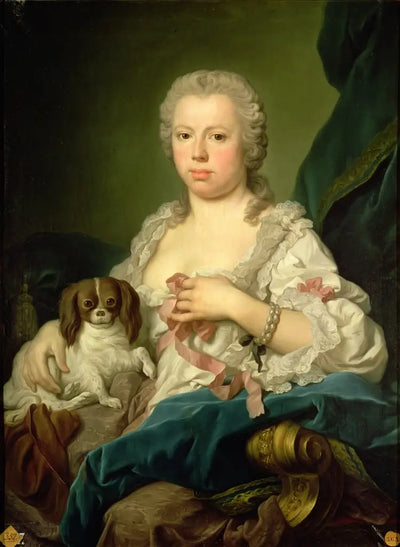 Portrait de dame Anne Clifford comtesse Mahony - Pierre Subleyras - Alpha Reproduction