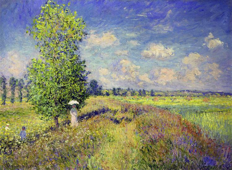 🌞 Der Sommer – Mohnfeld – Claude Monet (um 1875)