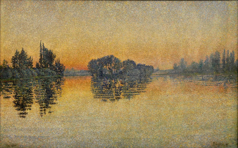 Sonnenuntergang, Herblay, Opus 206 - Paul Signac