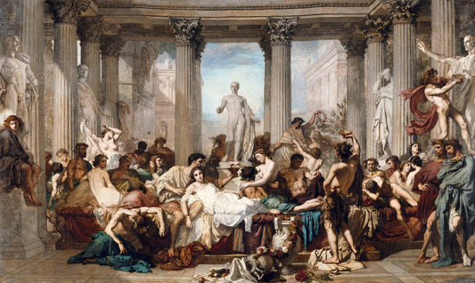 Die Römer des Verfalls - Thomas Couture (1847)
