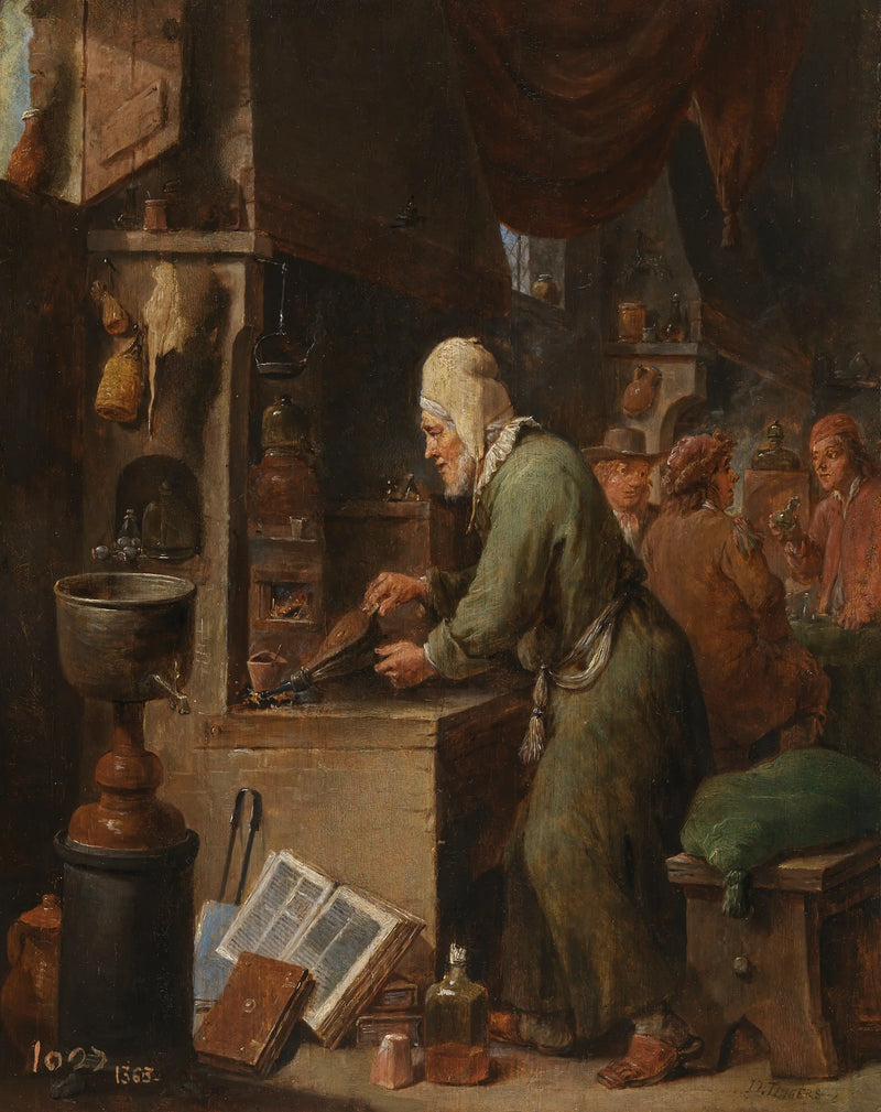 Der Alchemist - David Teniers der Jüngere